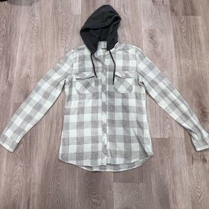 Empyre hooded button up